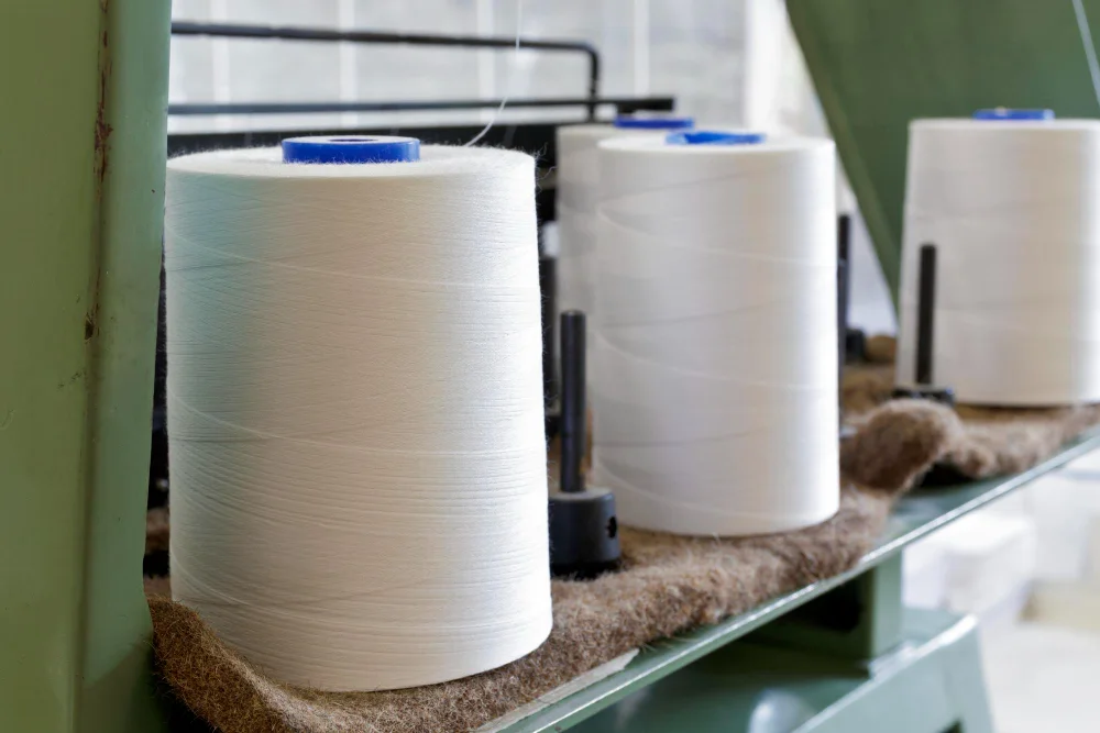 Yarn cones and textile production — Fibres